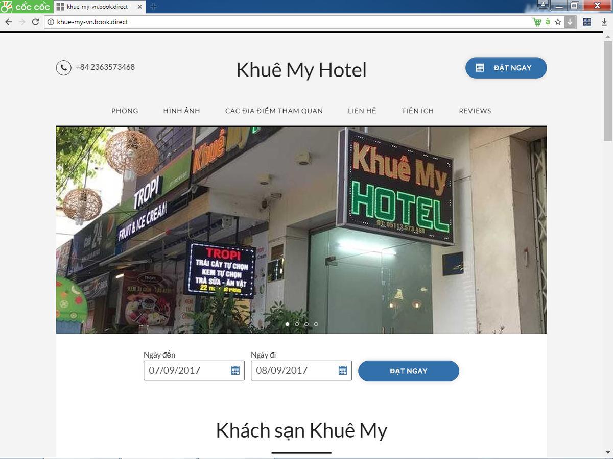Khue My Hotel ดานัง ภายนอก รูปภาพ
